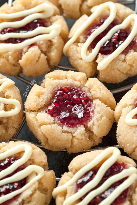 Gluten-free raspberry cookies